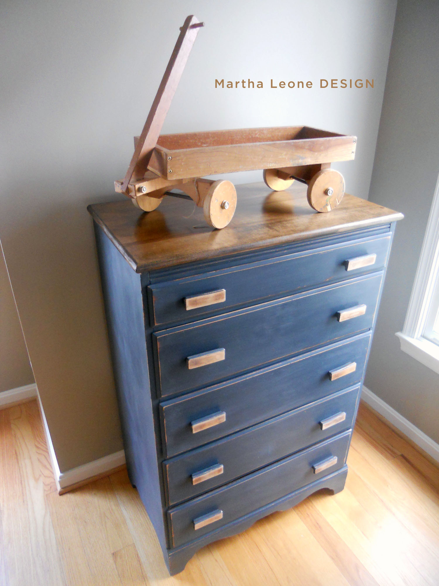 Boy Blue Dresser Martha Leone Design