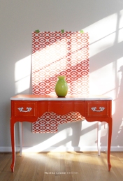 Orange table. Martha Leone Design.com